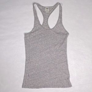 PINK XS Heather Purple Racerback Top